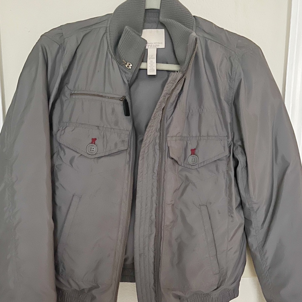Bomber Jacket Banana Republic Grey